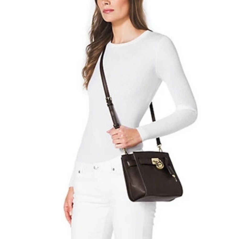 MICHAEL Michael Kors Leather Traveler Messenger Crossbody NWT